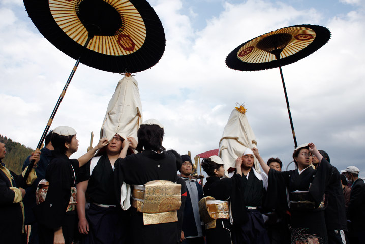 写真:青柴垣神事(2)